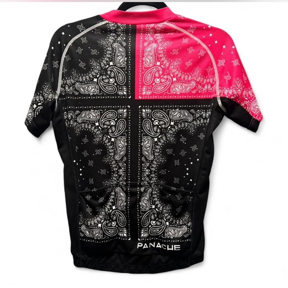 Panache black & pink cycling jersey - Women’s Large - Picture 2 of 7